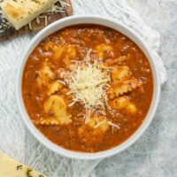 Ravioli Soup